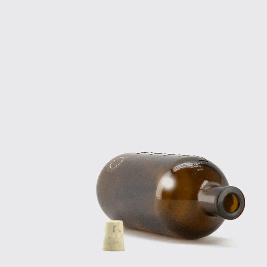 100ML AMBER GLASS BOTTLE - Imagen 3