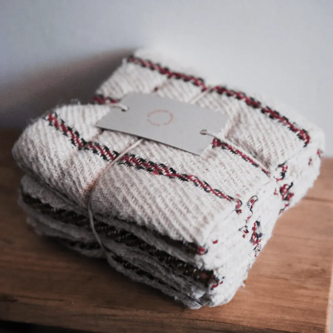 SET 3 PAÑOS ALGODÓN RAYAS - Imagen 3