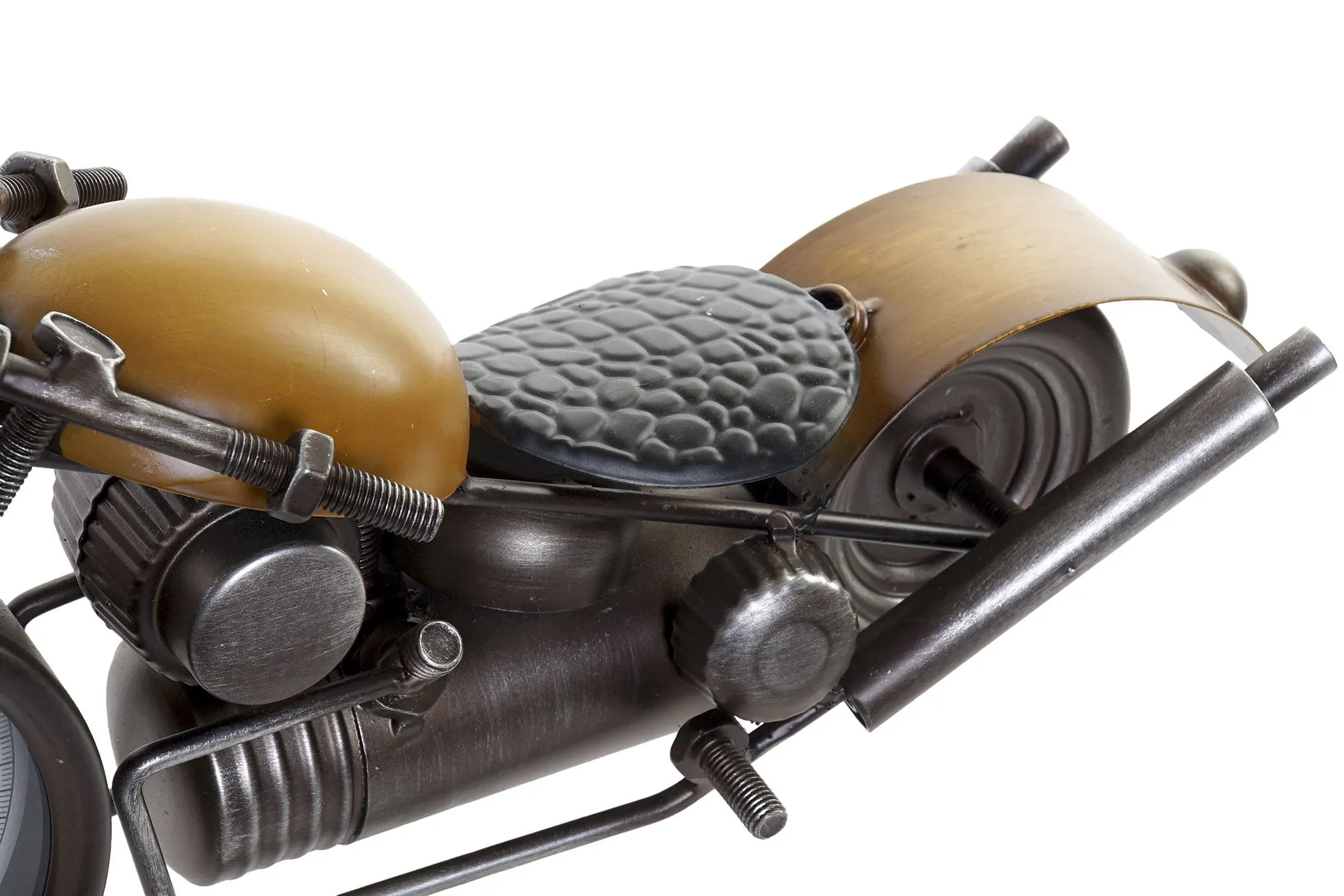 .RELOJ SOBREMESA MOTO AMARILLA - Imagen 4