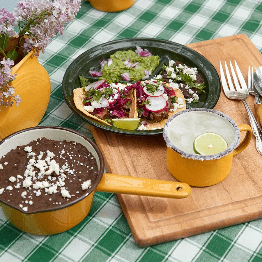 BROWN ENAMEL SAUCE POT - Imagen 3