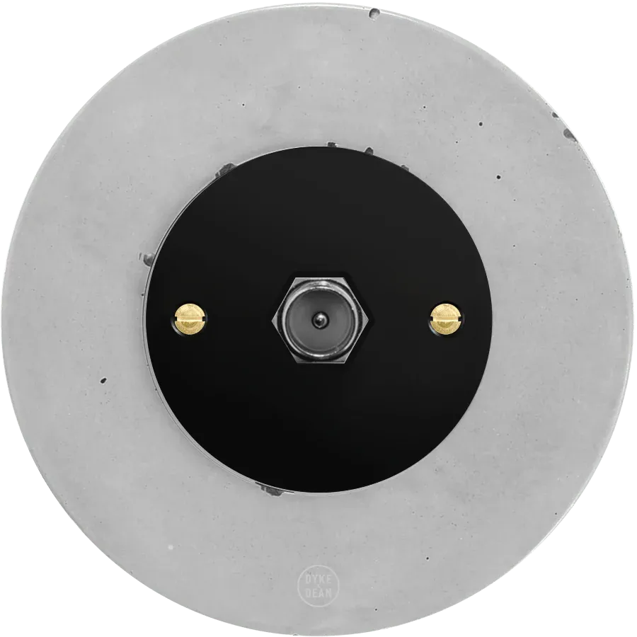 CLASSIC CONCRETE TV BLACK SOCKET - Imagen 2