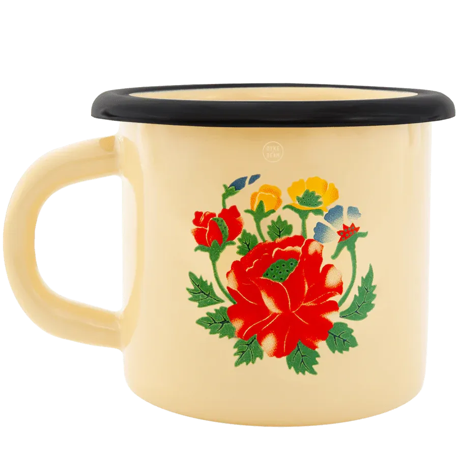 ENAMEL FLOWER MUG - Imagen 2