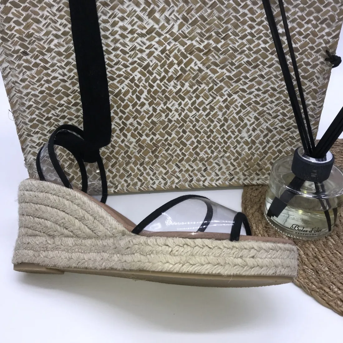 .SANDALIA YUTE Y VINILO - Imagen 2