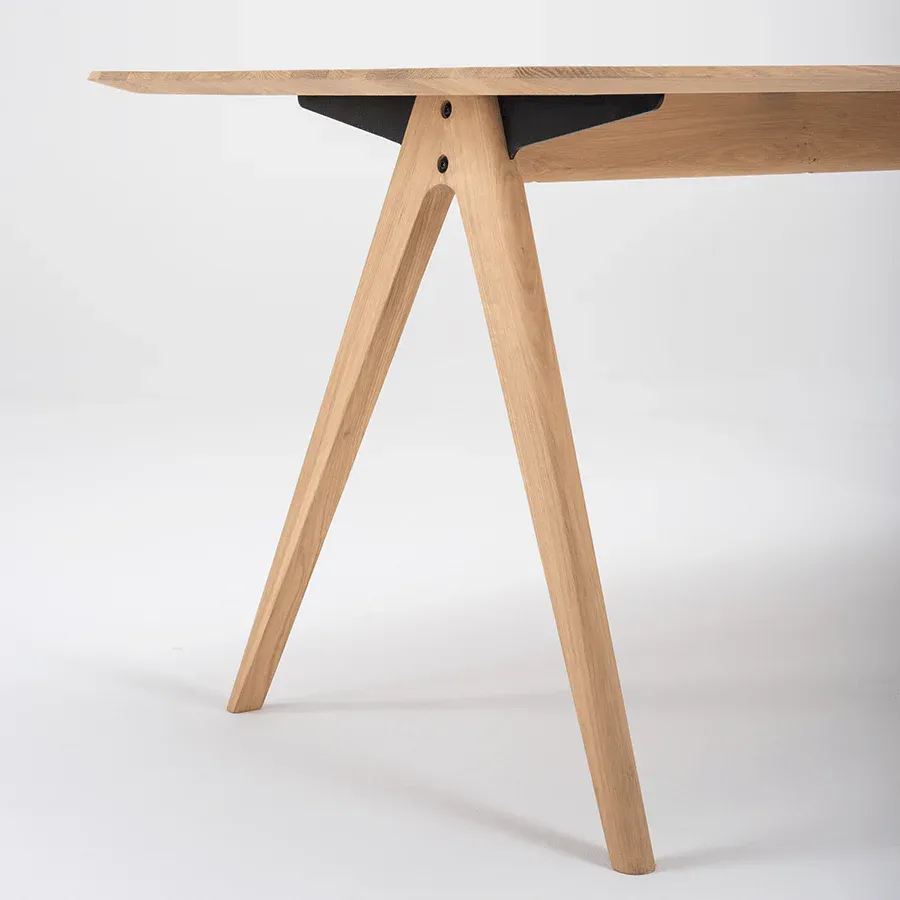 GAZZDA AVA OAK DINING TABLE 200 X 90 - Imagen 9