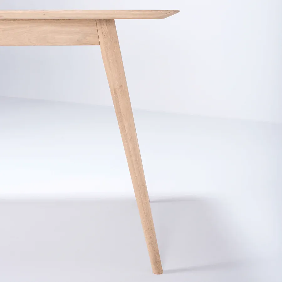 GAZZDA SQUARE STAFA TABLE NATURAL OAK 80CM - Imagen 9