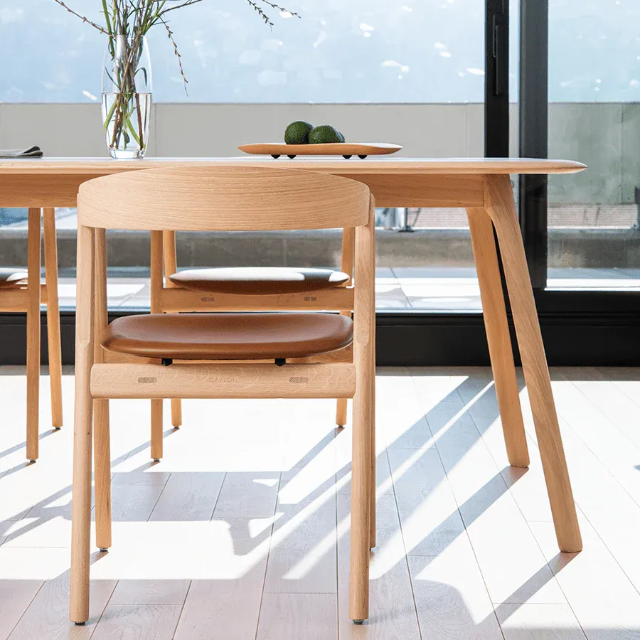 GAZZDA TESKA OAK DINING TABLE 200 X 90 - Imagen 6