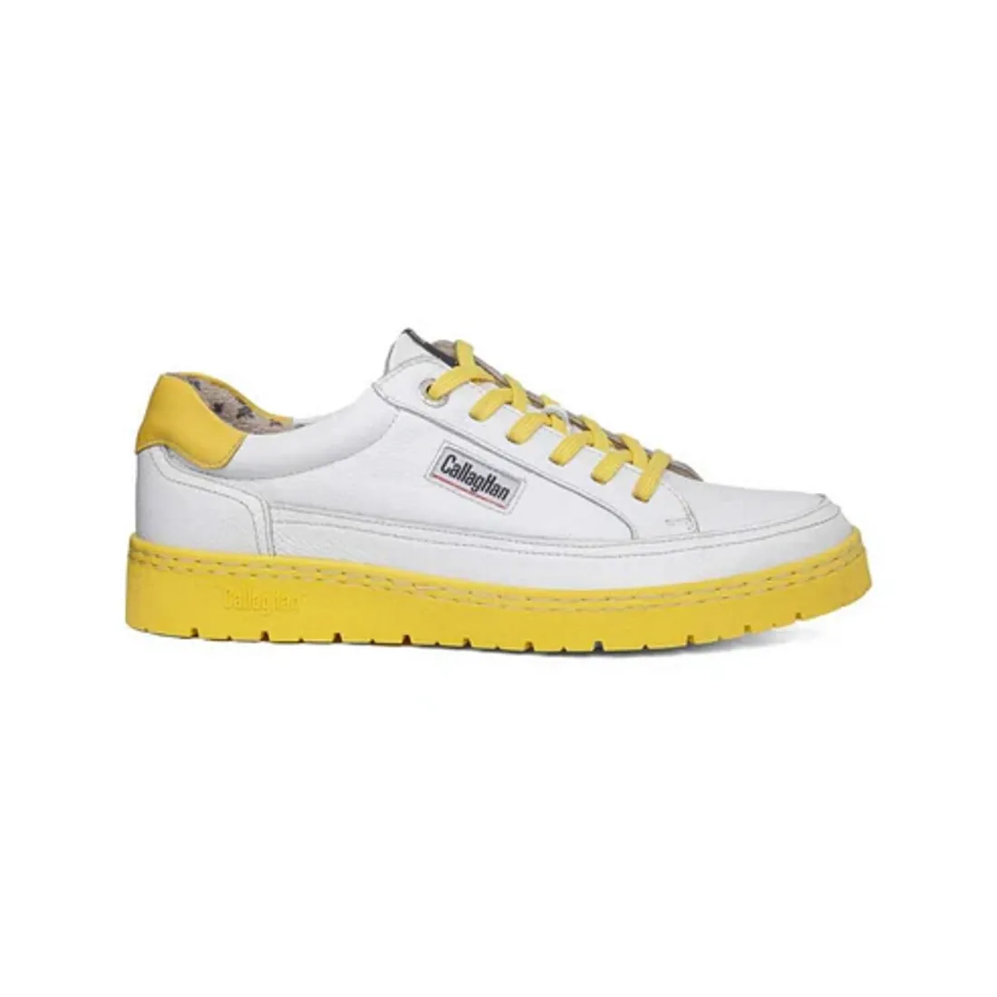 ..ZAPATO DEPORTIVO CALLAGHAN BLANCO/ AMARILLO - Imagen 2