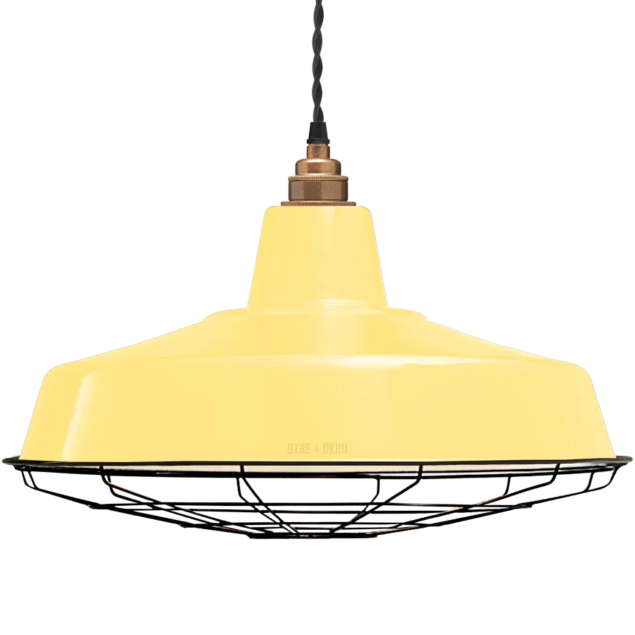 GRAN COSTURA DE ESMALTE CUSTARD EN JAULA - Imagen 2