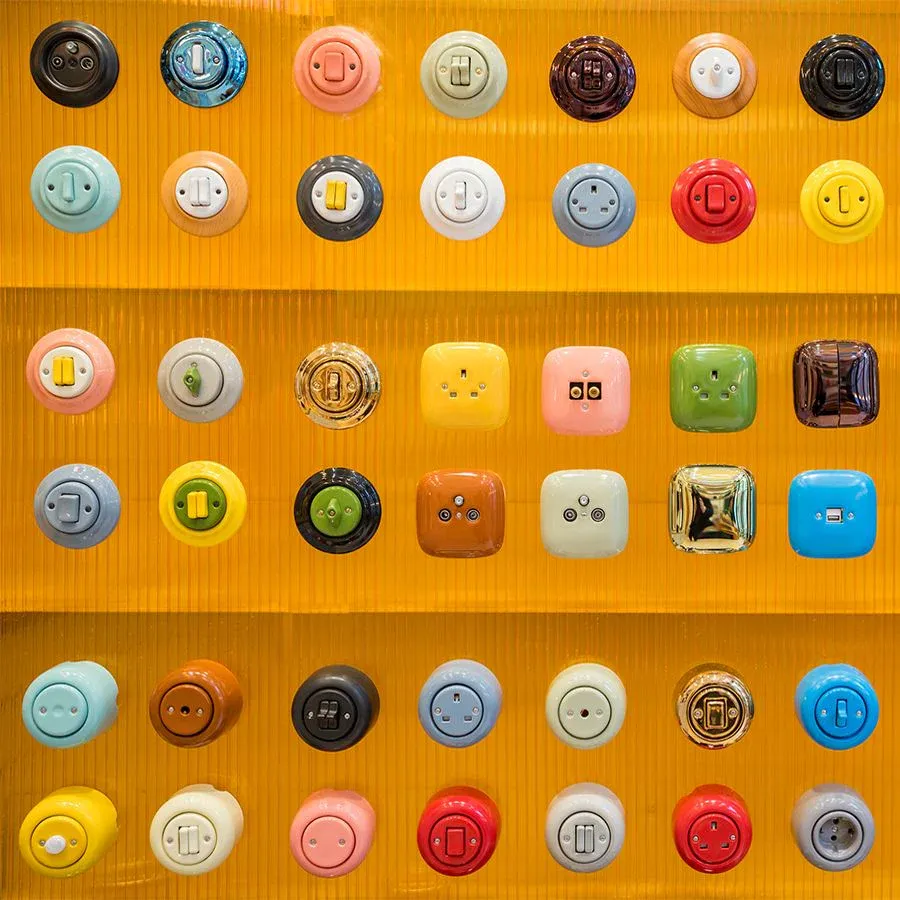 PORCELAIN WALL SWISS SOCKET PURPLE - Imagen 6