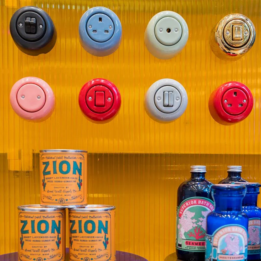 PORCELAIN WALL MOUNTED SWISS SOCKET SAND - Imagen 7