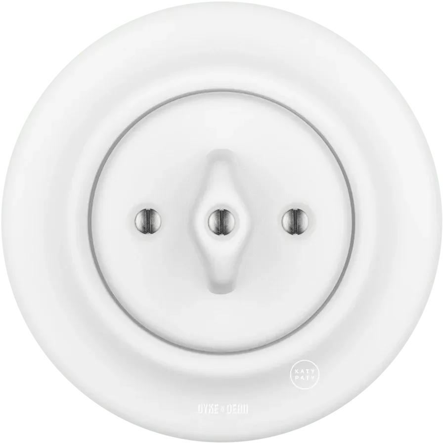 INTERRUPTOR DE LUZ DE PARED DE PORCELANA CIELO ROTATIVO - Imagen 4