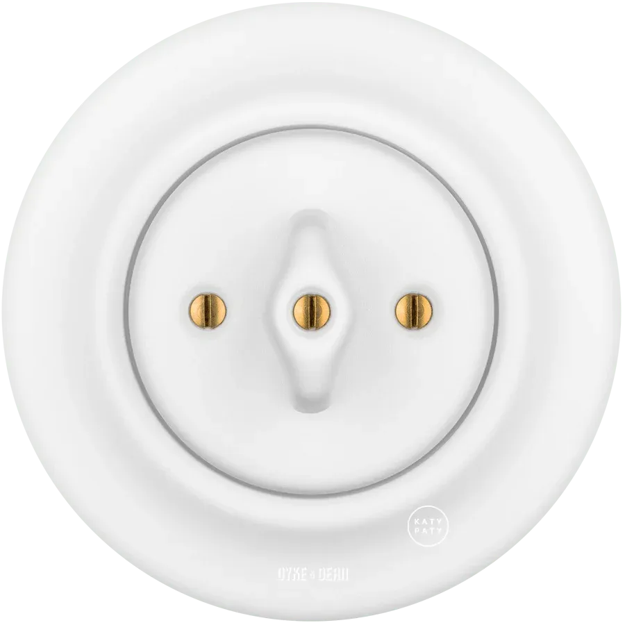 INTERRUPTOR DE LUZ DE PARED DE PORCELANA CIELO ROTATIVO - Imagen 3