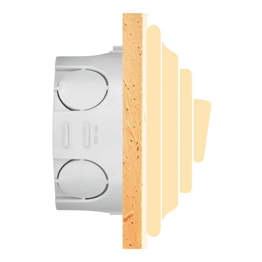 INTERRUPTOR DE LUZ DE PARED DE PORCELANA CIELO ROTATIVO - Imagen 6