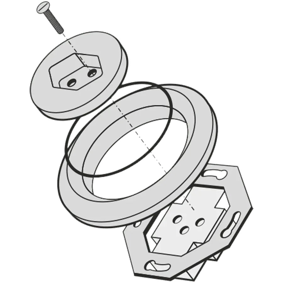 PORCELAIN WALL MOUNTED SWISS SOCKET GREEN - Imagen 5