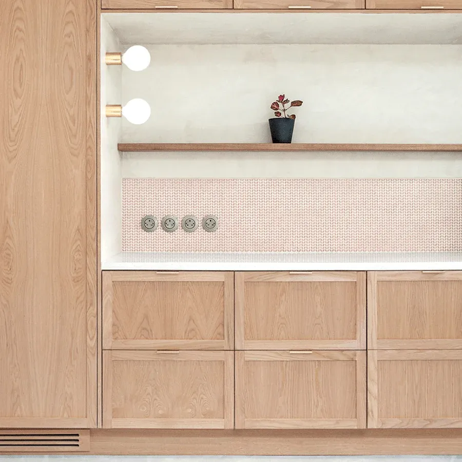 TOMA PARED PORCELANA BLANCO SCHUKO - Imagen 9