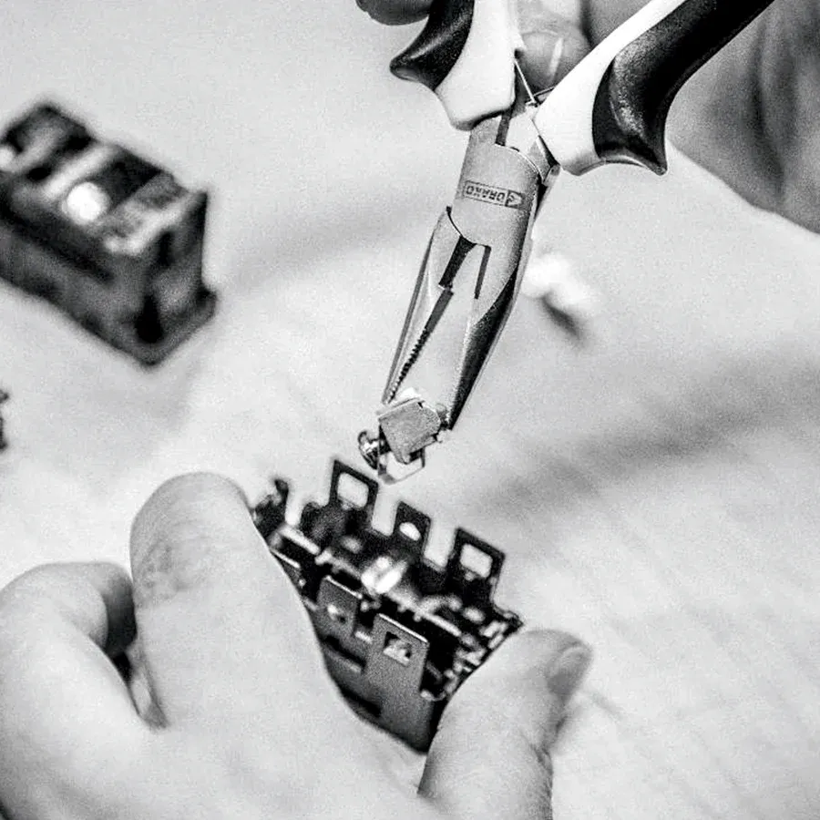 INTERRUPTORES DE PARED INTERMEDIOS DE CERÁMICA BLANCA BRONCE - Imagen 8