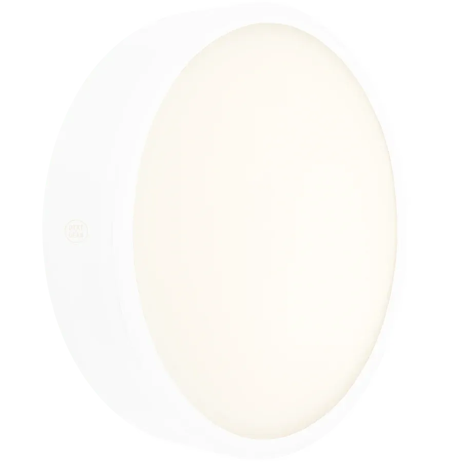 WHITE WOOD DISC WALL LIGHT - Imagen 5