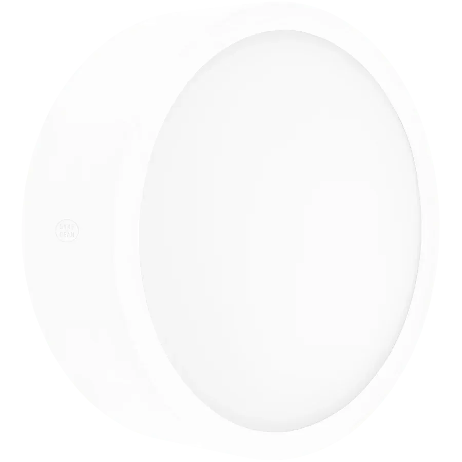 WHITE WOOD DISC WALL LIGHT - Imagen 2