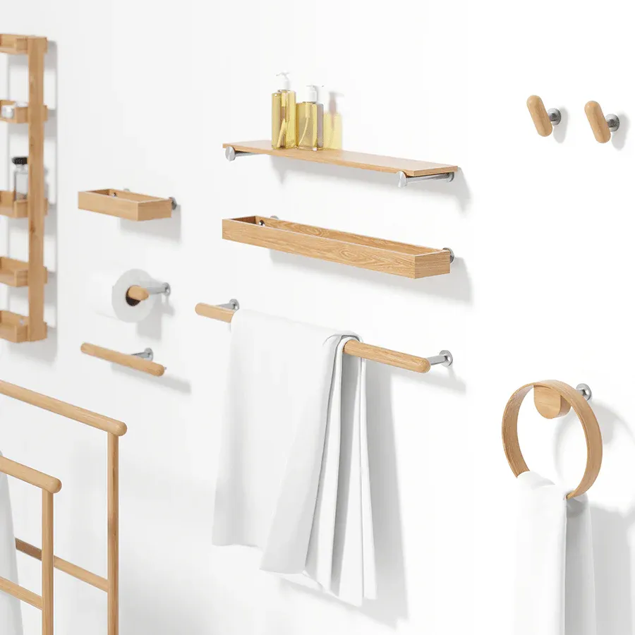 WIREWORKS TRAY SHELF 554 NATURAL OAK - Imagen 2